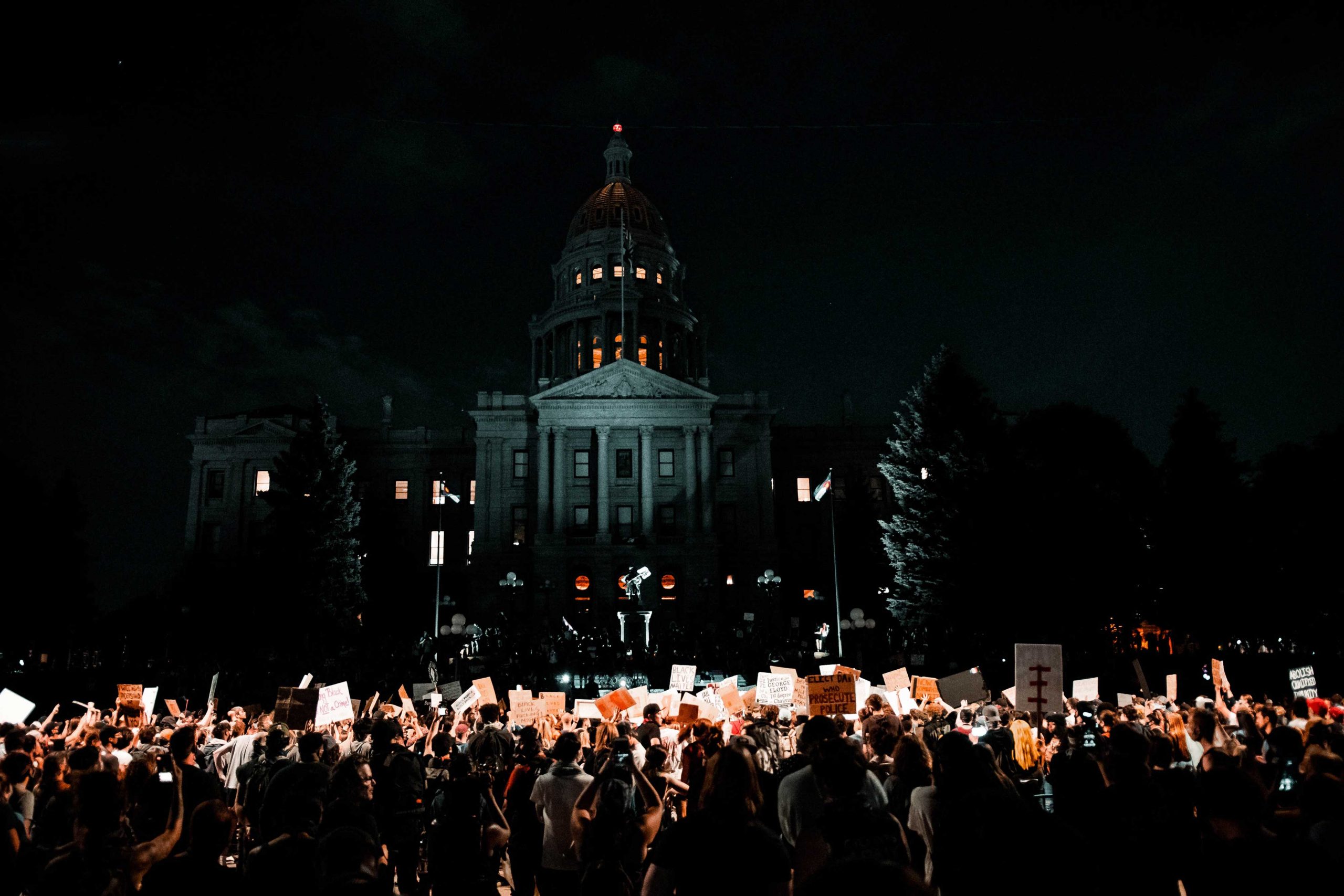Night protest